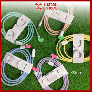 Cáp sạc nhanh 20W C to LN cho lp, dây dù chống rối, sạc PD, truyền dữ liệu tốc độ cao - DSBD20W