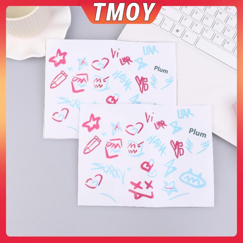TMOY 2 Chiếc Arcane Jinx Stiers Anime Cửa Sổ Ô Tô Laptop Stier Hoạt Hình Mũ Bảo Hiểm Decal Trang Trí Chống Thấm Nước Stier TMOY