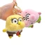 PS1 SpongeBob SquarePants Patrick Star Plushie Dễ Thương Ngộ nghĩnh Booty Mặt Sang Trọng Móc Khóa Túi Charm Mặt Dây Chuyền SP1
