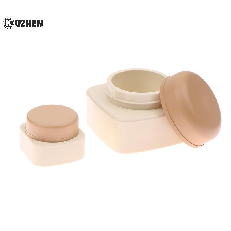 KUZHEN 5 / 20g Nhựa Trống Móng Tay Nghệ Thuật Mỹ Phẩm Hộp Đựng Vuông Lọ Mặt Kem Nồi Gel Móng Tay Hộp Bột Trang Điểm Kem Dưỡng Da Dụng Cụ Paaging HOT