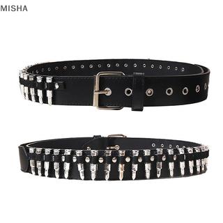 Thắt lưng da studded nữ, phong cách Gothic vàpunk, điều chỉnh được