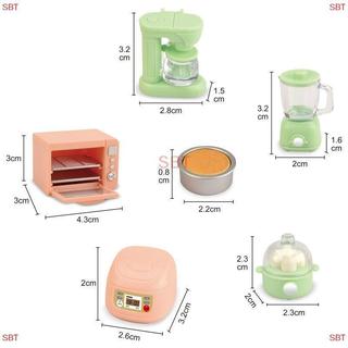 [SB] 1 Bộ 1: 12 Nhà búp bê Nồi cơm điện thu nhỏ Lò vi sóng Máy ép trái cây Máy hấp trứng Đồ dùng nhà bếp Trang trí mô hình Đồ chơi Phụ kiện nhà búp bê MỚI