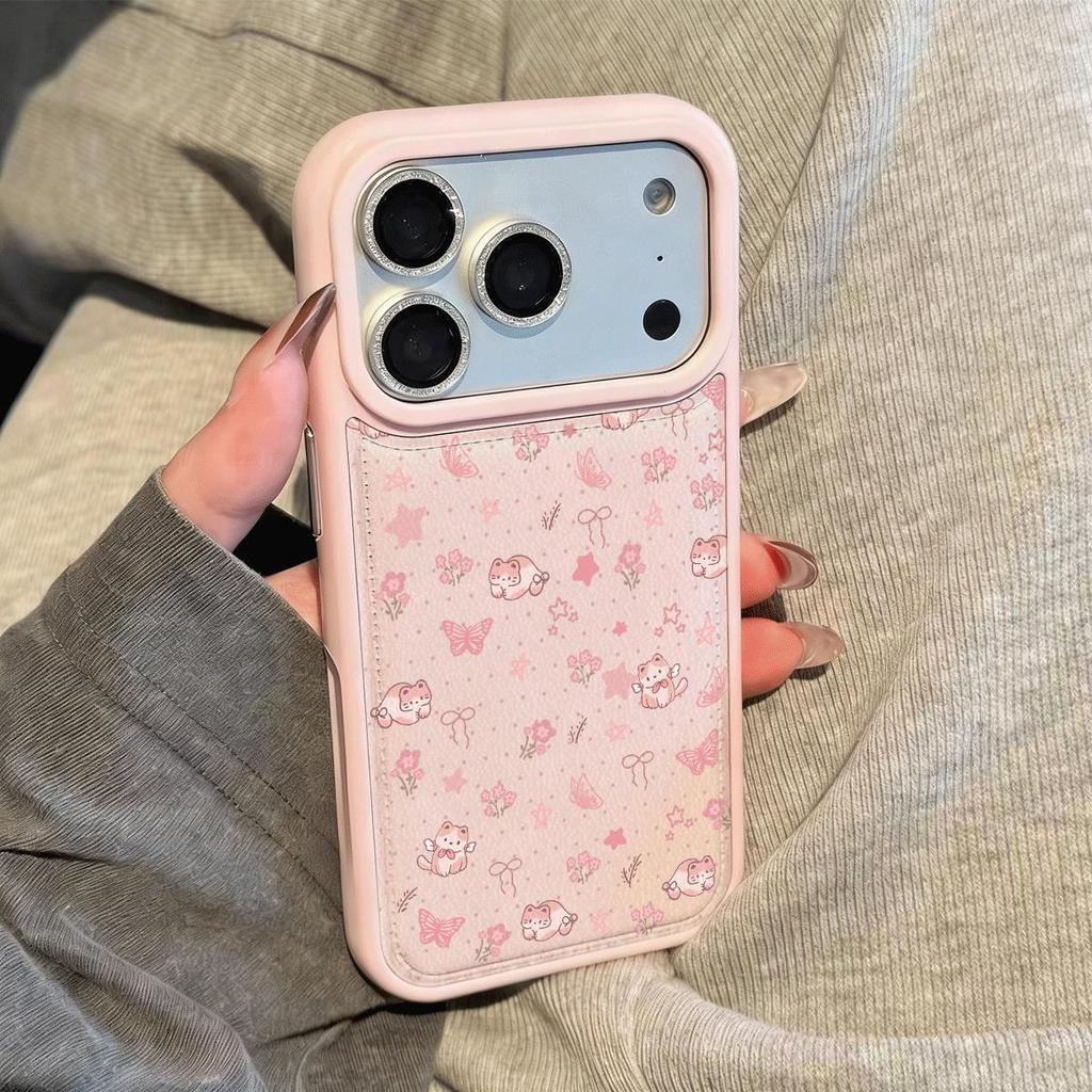 Hoa Vine cho 17 16 15PROMAX trường hợp điện thoại IPhone17 lỗ lớn 16 13 trống gói