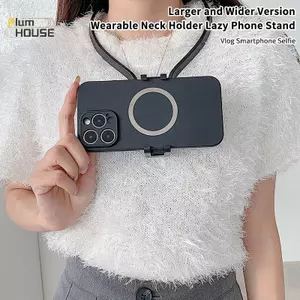 PlumHOUSE Ne Giá Đỡ Lười Đế Điện Thoại Cho IPhone 16 15 14 13 Pro Max Samsung Xiaomi Ngoài Trời Góc Đầu Tiên Vlog Ghi Hình Selfie Braet VN