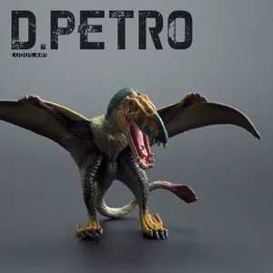 Mô Phỏng Hai Loại Khủng Long Pterosaur Mô Hình Rắn Cứng Keo Động Vật Thế Giới Kỷ Jura Hình Đồ Chơi