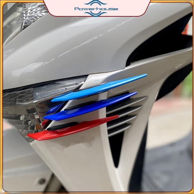 POWER 1 Cặp Cánh Xe Máy Đa Năng Cánh Gió Khí Động Học Cánh Năng Động Trang Trí Stier Cho Xe Máy Xe Tay Ga.