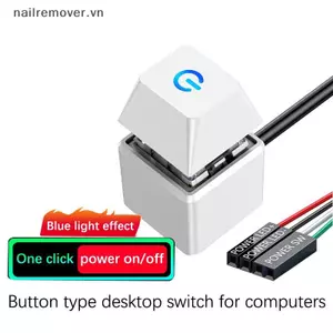 PC LED PC Vỏ máy tính Nút bên ngoài Vỏ máy tính Bo mạch chủ Nút chìa khóa cơ Bo mạch chủ Nguồn khởi động bên ngoài MỚI
