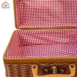 Giả Mây Giỏ Chứa Đồ Mộc Mạc Thanh Lịch Sáng Tạo Hộp Đựng, Dệt Sắp Xếp Vali Hộp Bảo Quản Để Trang Trí Du Lịch