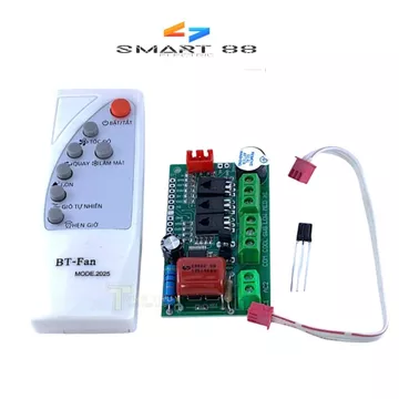 SMART88- Mạch Quạt Đa Năng Điều Khiển Được Mọi Loại Quạt Hơi Nước , Quạt Phun Sương Công Suất 300W Loại Tốt