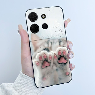 Ốp Cho TCL 503 T442M T442A Ốp Điện Thoại Thẩm Mỹ Sang Trọng Dễ Thương Thoáng Mát Bé Trai Bé Gái Silicon Mềm Bảo Vệ Mặt Sau Vỏ TPU Màu Đen