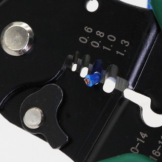 Hộp 320 đầu cos chỉa tròn trần các loại + kìm bấm cos đa năng P-5.8 + V-3.1 AIMVUKES