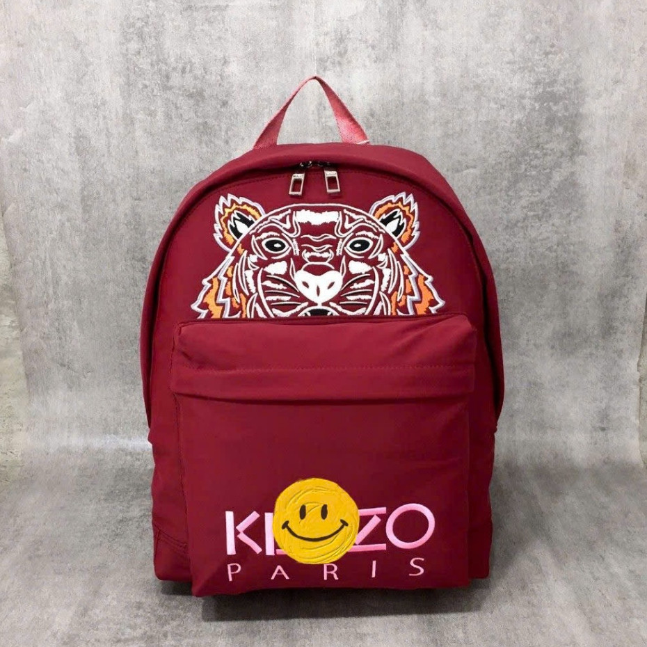 Balo, Cặp Đựng Sách Vở Laptop Hổ Đỏ Thêu ZoZo KCloset Chất Dù Chống Nước NA113