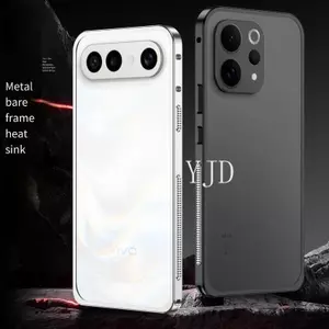 Ốp Lưng Cho Vivo X300FE Khung Trần Kim Loại Tản Nhiệt Chống Rơi Vỏ Điện Thoại