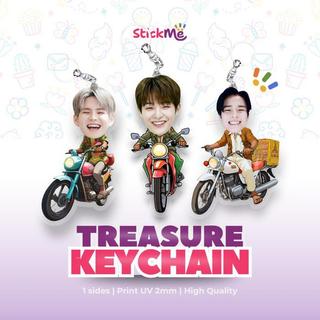 Gantungan Kunci Ganci Keychain Acrylic Kpop TREASURE Teume Idol Korea Series Anti Banting Untuk Tas Kunci Motor Mobil -