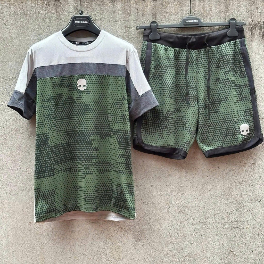 Set Thể Thao Hydro Loang Phối Nhiều Màu KCloset Bộ Quần Áo Mùa Hè Chất Cotton Mát Unisex NA136