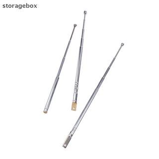 [Hộp lưu trữ] 17 / 25cm 5 phần Kim loại Full-Channel Am Fm Ăng-ten vô tuyến Ăng-ten kính thiên văn Ăng-ten xoay trên không M2.5 Đẹp