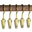 Giá đỡ quần 1 / 3 chiếc, Kẹp móc liền mạch bằng hợp kim nhôm, Kẹp sấy kim loại chống trượt hạng nặng di động cho tất mũ