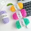 PUSKY 12 Cái Mềm Mại Ấm Áp DIY Cotton Len Sợi Mềm Chất Lượng Tốt Tay Đan Chủ Đề Cho Handmade Đan Móc Sợi VN