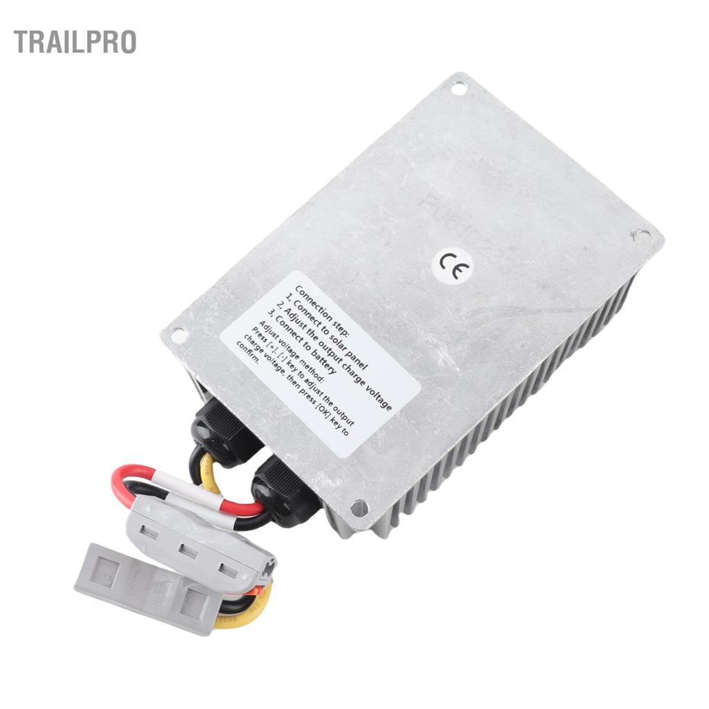 TrailPro Bộ điều khiển năng lượng mặt trời TrailPro Cryfokt 400W 10-30V MPPT với màn hình LED chống bụi cho xe RV Boat