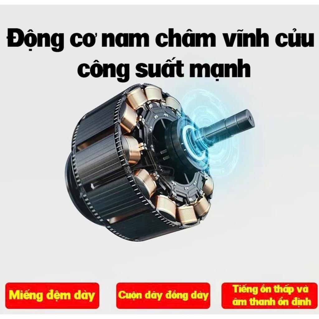 Bơm Lốp Ô Tô Điện Tử Tự Ngắt - Nhỏ Gọn - Đa Năng - Áp Suất Cao - Tiện Lợi