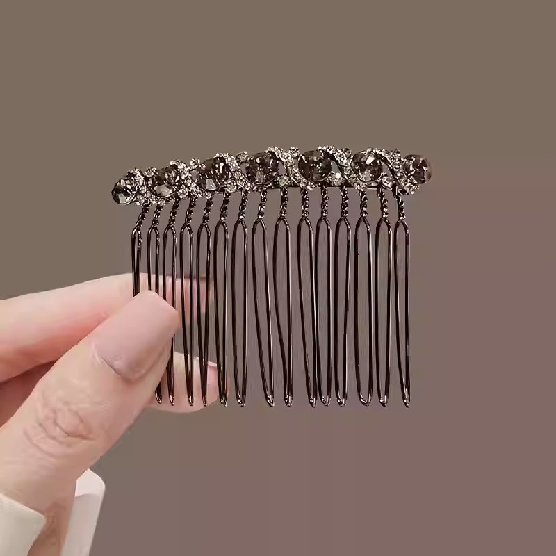Lược chải tóc pha lê cao cấp, thiết kế tinh tế, chống trơn trượt