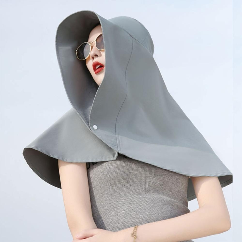 Mũ Chống Nắng Nón Vành Rộng Che Nắng Thời Trang Chống Tia UV, UPF 50+ Cho Nữ Mùa Hè Bảo Vệ Mặt, Cổ Và Vai Ngoài Trời