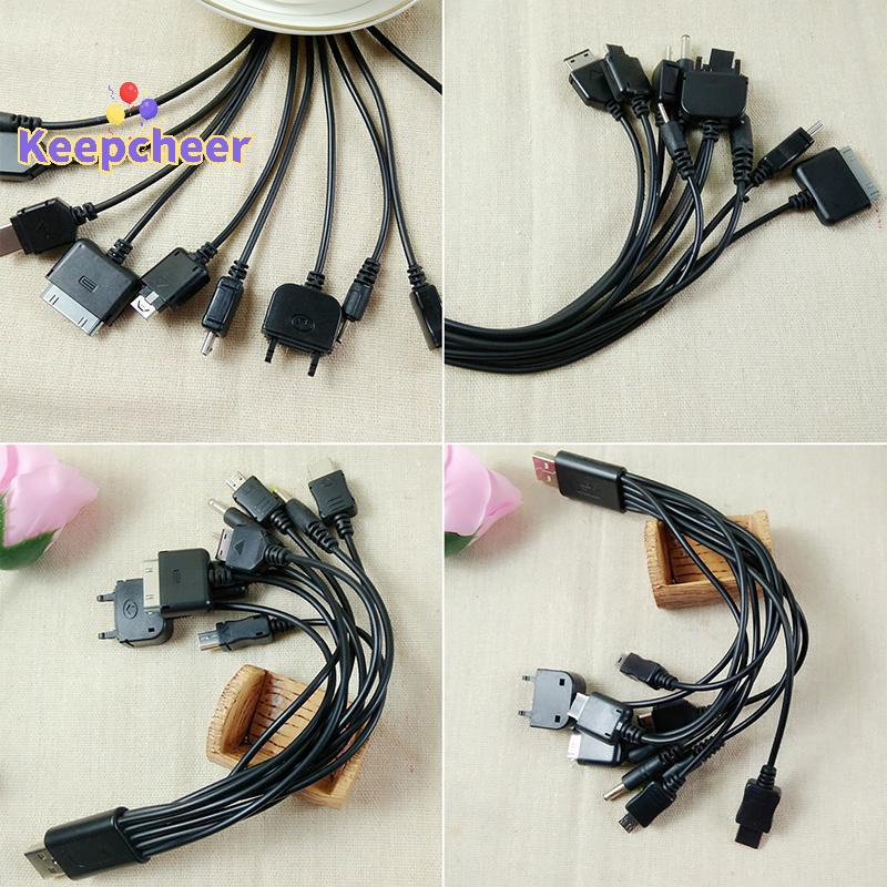 [Keepcheer] Cáp USB sạc đa chức năng 10 trong 1 cho cáp dữ liệu Motorola Samsung LG Mới