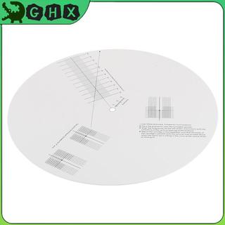 GHX Vinyl Record Piup Tấm hiệu chuẩn Máy đo khoảng cách Công cụ điều chỉnh thước đo VN