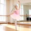 ✿ Trẻ Em Bé Gái Ballet Leotard Đầm Chấm Bi Tutu Balletcore 2 Chiếc Thể Dục Dụng Cụ Ballerina Khiêu Vũ Quần Áo