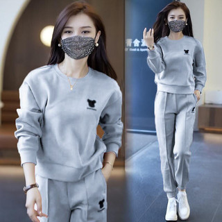 Set bộ thể thao nữ trẻ trung,Thiết kế áo tay dài + quần dài tiện lợi,Form thoải mái, dễ vận động