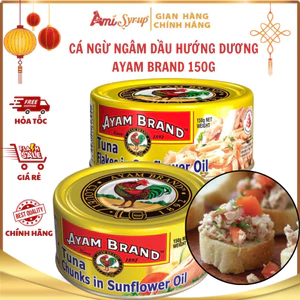 Cá Ngừ Ngâm Dầu Hướng Dương Ayam Brand Hộp 150g, Thơm Ngon Bổ Dưỡng, Giàu Omega-3