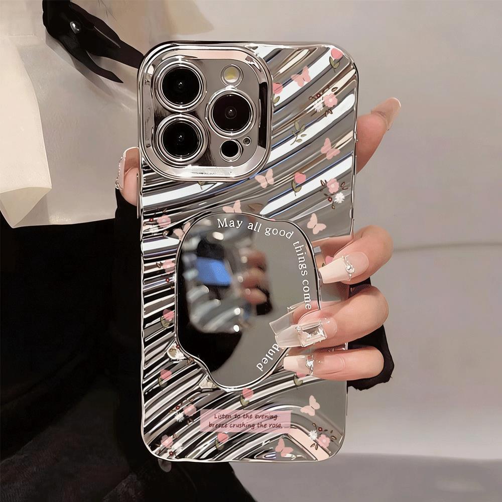 Áo dài hoa nhỏ Phù hợp với vỏ điện thoại iPhone 15 Pro Max, 16 Plus, 14 Creative