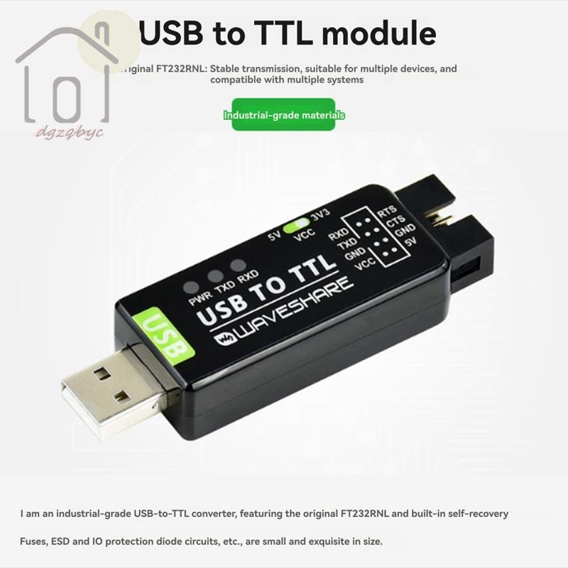 FT232RL Module USB sang Serial UART, chuyển đổi nối tiếp công nghiệp sang USB/TTL