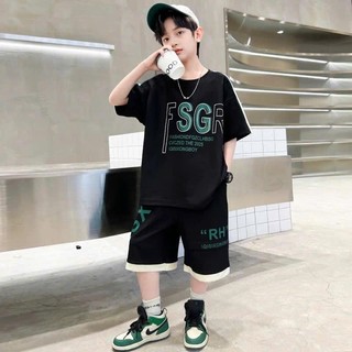 Bộ quần áo bé trai 18-52kg mẫu RSGR chất liệu thoáng mát, thấm hút mồ hôi. Thiết kế năng động. NL9