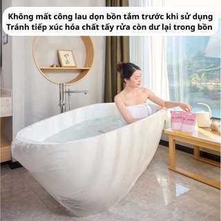 Set 5 Túi Miếng Bọc Lót Bồn Tắm Dùng 1 Lần Dày Dặn An Toàn, Tiện Lợi Khi Đi Du Lịch Công Tác Spa Khách Sạn - SUNND