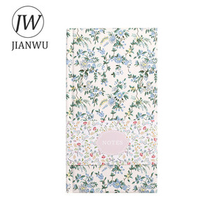 JIANWU A6 Vintage Hoa Bao Trống Bên Trong Trang Chất Liệu Cắt Dán Sổ Tay Sáng Tạo DIY Tạp Chí Đồ Dùng Học Sinh Văn Phòng Phẩm