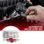 LACYESUK Bộ điều hòa ô tô, Bộ phụ kiện ô tô Bộ phụ kiện ô tô Van lõi A / C, Bộ 102 Cái / hộp Bộ van HVAC Sử dụng ô tô