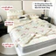 Set 4 món chiếu điều hòa cao su non hấp thụ nhiệt mát cực tốt với họa tiết siêu sang MemminbeddingLuxury
