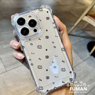 Ốp Điện Thoại Bốn Ngôi Đơn Giản Kitty Trong Suốt Cho Samsung Galaxy J8 J7 J6 J5 J3 J4 J2 Pro Core Prime A9 A8S A8 A7 A6 Plus A6S A5 A3 2016 2017 2018 Vỏ Mềm Chống Sốc Ngôi Sao Dễ Thương