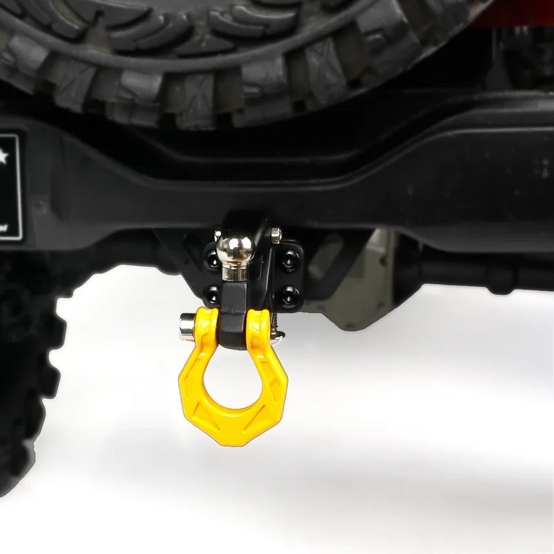 Móc kéo kim loại & cản sau cho bánh xích RC 1 / 10 1 / 8 | Bộ thu dây thả cho Axial SCX10 / TRX4 | Gắn xe kéo hạng nặng | RGT