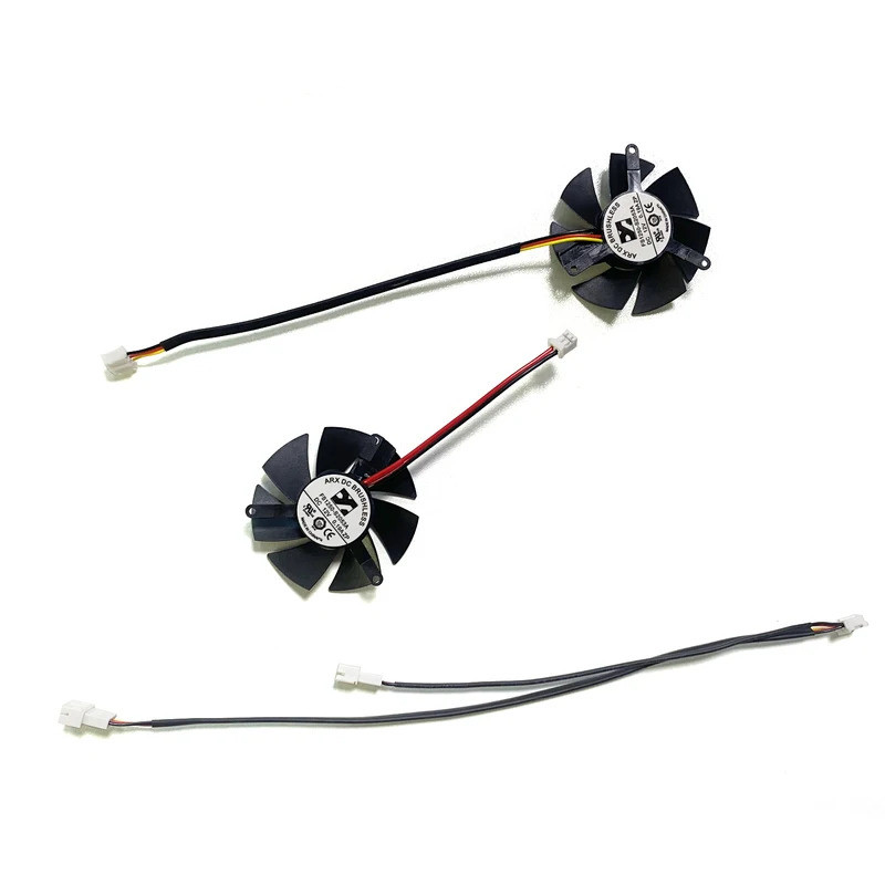 Quạt làm mát 2pin 3pin 45mm cho Gigabyte GTX 1650 GTX1650 D6 OC Thẻ 4G cấu hình thấp 0.19A FS1250-A1053A GPU VGA Video Cooler