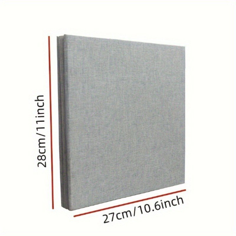 Album ảnh tự dính cỡ lớn vải lanh mịn giữ ảnh không phai màu chứa 200 ảnh cho kỷ niệm gia đình
