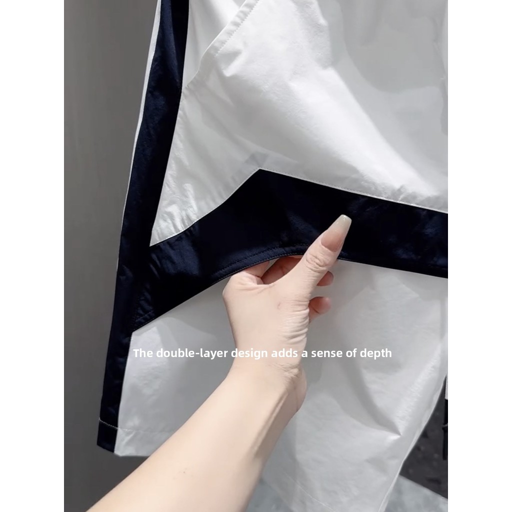 Quần Short Nam Mới Mùa Hè, Thiết Kế Phong Cách Mỹ, Khô Nhanh, Dài Đến Đầu Gối