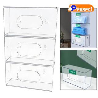 Hộp đựng găng tay treo tường bền bỉ PETG Hộp đựng đồ trong suốt Dễ dàng truy cập cho phòng thí nghiệm phòng khám