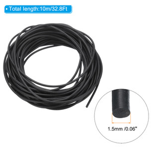 10M Silicon Bọt Cói Dải Tròn Mật Độ Cao Bọt Biển Chắc Chắn Dây Sọc Thời Tiết Cho Niêm Phong Khoảng Cách Chặn Cách Nhiệt