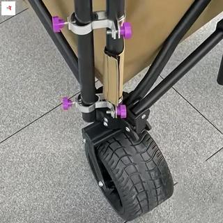 Ghế câu cá ngoài trời bằng hợp kim nhôm với kẹp đứng đa năng, phù hợp cắm trại và sử dụng trong sân vườn.