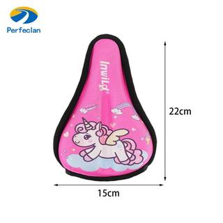 Vỏ yên xe đạp trẻ em Perfeclan, đệm ngồi xốp nhớ, vỏ che mưa cho bé gái và bé trai, xe đạp cân bằng