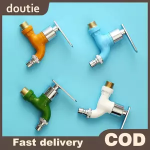 Doutie 4 Màu Vòi 1 / 2 "Nam Treo Tường Máy Giặt Vòi Nước Nhựa Đầu Nối Qui Vườn Ban Công Vòi VN