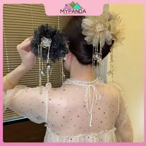 MYPANDA Kẹp Tóc Cá Mập Hoa Văn Sel - Phụ Kiện Thời Trang Cho Bé Gái