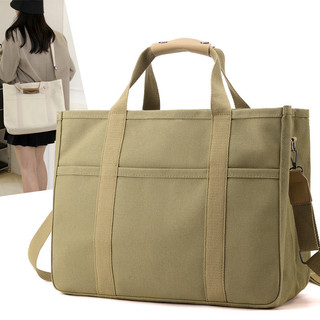 Hàng có sẵn 39 * 17 * 30cm Phong cách mới Túi vải di động chống mài mòn dung tích lớn Phiên bản Hàn Quốc Túi đeo vai nữ đa chức năng thời trang cao @ -